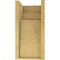Ekena Millwork 8"W x 8"D x 16"H Wide Yorktown Rough Cedar Woodgrain TimberThane Corbel, Primed Tan CORUR08X08X16YORRCPR - alternate 5